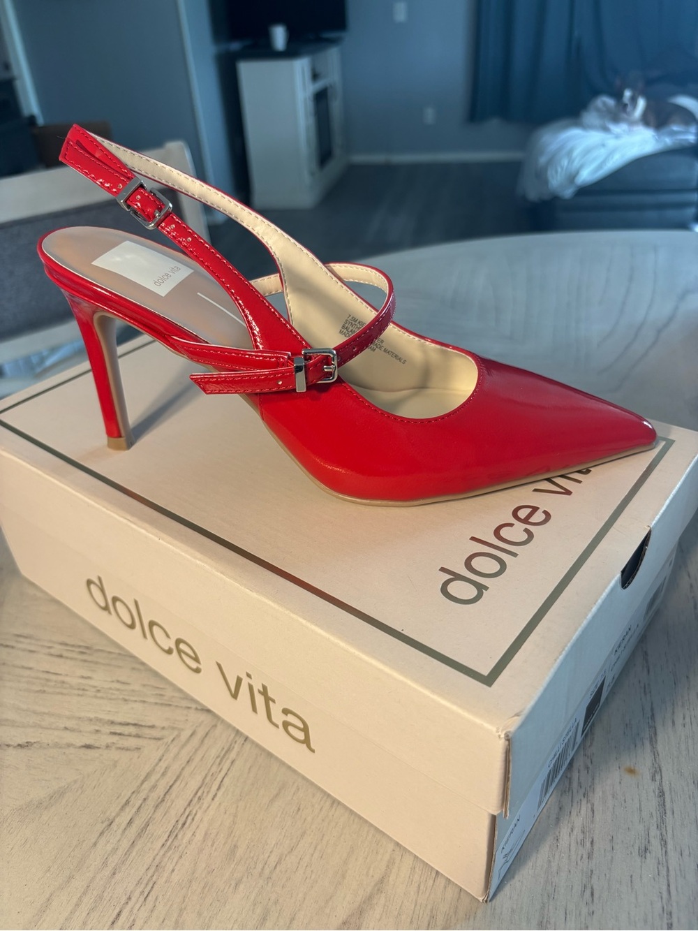 DV by Dolce Vita Red Pointed Slingback Pumps